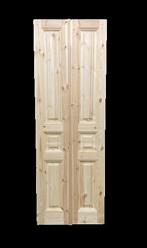 French Double Doors (32x96) Raised Panel Doors, European Styled Doors NM10A