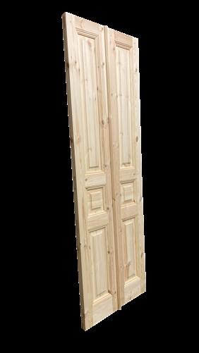 French Double Doors (32x96) Raised Panel Doors, European Styled Doors NM10A