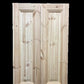 French Double Doors (32x96) Raised Panel Doors, European Styled Doors NM10A