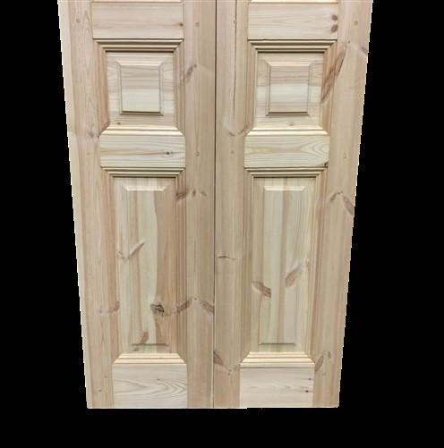 French Double Doors (32x96) Raised Panel Doors, European Styled Doors NM10A
