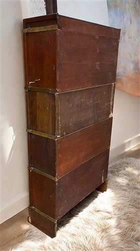 Globe-Wernicke Barrister Bookcase, Vintage Lawyer Cabinet, Stacking Bookcase, E
