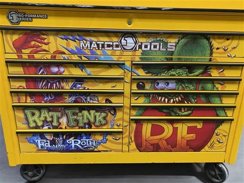 Matco 4S Series Rat Fink Edition Rolling Toolbox, Top Chest, Commercial Toolbox