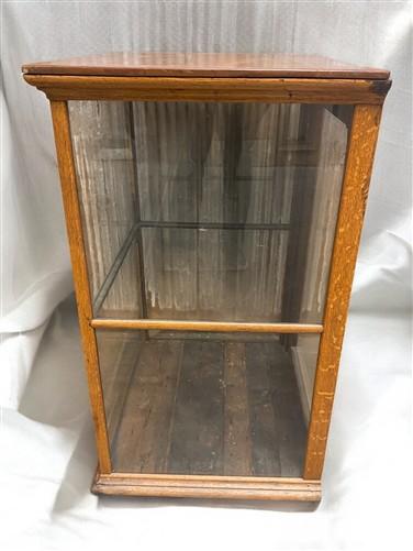 Wood Framed Glass Vintage Showcase, Country General Store, Countertop Display, Z