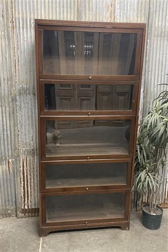 Lundstrom Barrister Bookcase, Vintage Lawyer Cabinet, Stacking Bookcase, F
