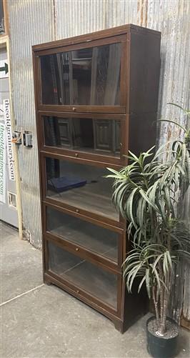 Lundstrom Barrister Bookcase, Vintage Lawyer Cabinet, Stacking Bookcase, F