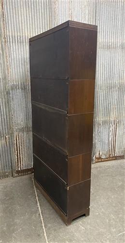 Lundstrom Barrister Bookcase, Vintage Lawyer Cabinet, Stacking