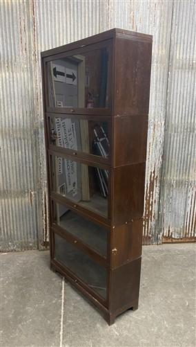 Lundstrom Barrister Bookcase, Vintage Lawyer Cabinet, Stacking Bookcase, F