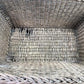 Rectangular Wicker Basket, Vintage German Woven Basket, Storage Organizer C41,