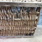Rectangular Wicker Basket, Vintage German Woven Basket, Storage Organizer C41,