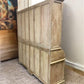 Kitchen Hutch Cabinet - Curved Door Natural Wood Kitchen Hutch Cabinet, Pantry Cupboard, Storage J by The Old Grainery (Ba...