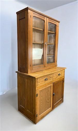 Furniture - Primitive Kitchen Cupboard, Vintage Hoosier Cabinet, China Hutch, Cupboard, A by The Old Grainery (buffet, chi...