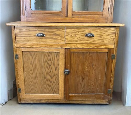 Furniture - Primitive Kitchen Cupboard, Vintage Hoosier Cabinet, China Hutch, Cupboard, A by The Old Grainery (buffet, chi...