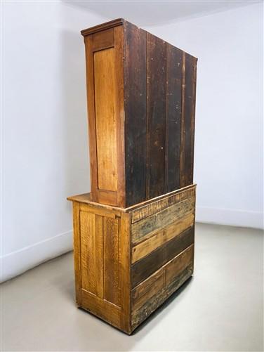 Furniture - Primitive Kitchen Cupboard, Vintage Hoosier Cabinet, China Hutch, Cupboard, A by The Old Grainery (buffet, chi...