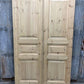 French Double Doors (48.5x80.5) Raised Panel Doors, European Styled Doors NM2-B