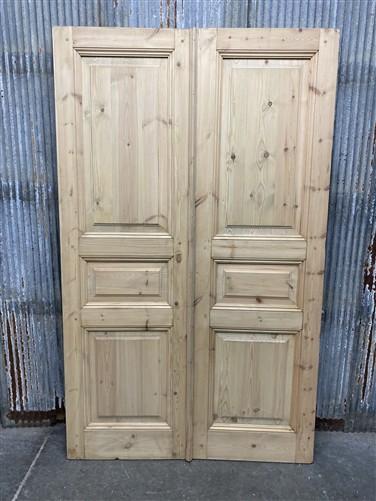 French Double Doors (48.5x80.5) Raised Panel Doors, European Styled Doors NM2-B