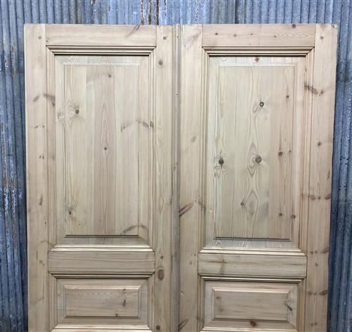 French Double Doors (48.5x80.5) Raised Panel Doors, European Styled Doors NM2-B