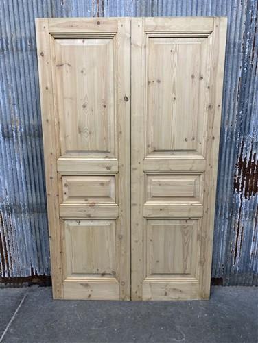 French Double Doors (48.5x80.5) Raised Panel Doors, European Styled Doors NM2-B