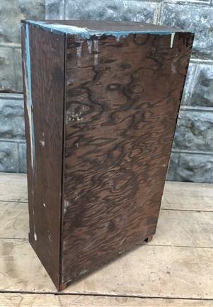 Storage - Wood Box Glass Clock Face Crystals Storage, Small Craft Parts Supply Organizer, by The Old Grainery (cabinet, cl...