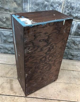 Storage - Wood Box Glass Clock Face Crystals Storage, Small Craft Parts Supply Organizer, by The Old Grainery (cabinet, cl...