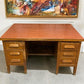 Desk - Mid Century Desk, Vintage Leopold Desk Co., Home Office Furniture, Student Desk by The Old Grainery (Executive desk...