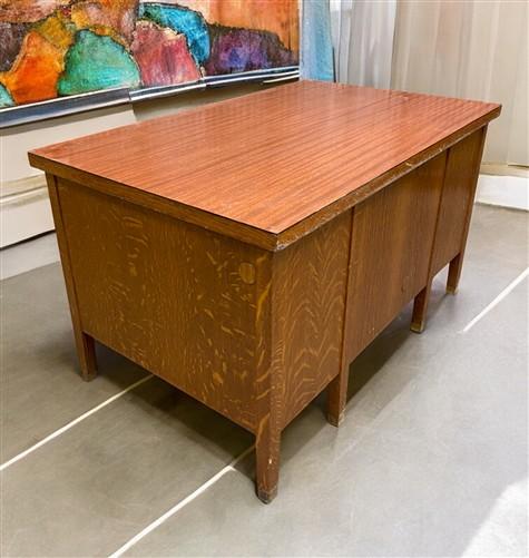 Desk - Mid Century Desk, Vintage Leopold Desk Co., Home Office Furniture, Student Desk by The Old Grainery (Executive desk...