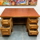Desk - Mid Century Desk, Vintage Leopold Desk Co., Home Office Furniture, Student Desk by The Old Grainery (Executive desk...