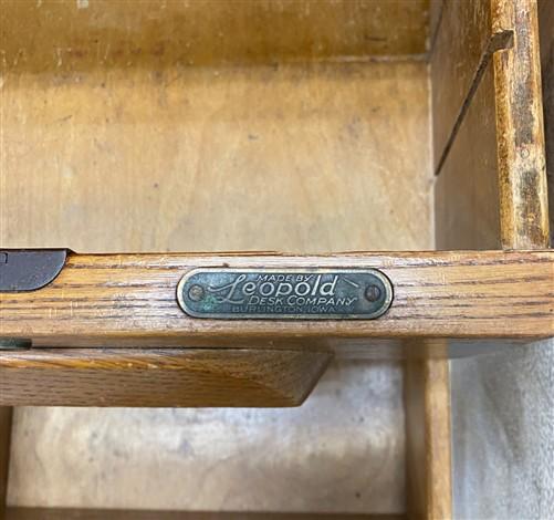 Desk - Mid Century Desk, Vintage Leopold Desk Co., Home Office Furniture, Student Desk by The Old Grainery (Executive desk...