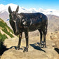 Donkey - Donkey Statue, Mule Sculpture, Life Size Burro, Cast Aluminum by The Old Grainery (aluminum, brown, cast aluminum)