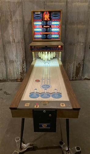 Arcade Game - 1960 Chicago Coin Varsity 6 Player Puck Bowler, Vintage Arcade Game, Coin-op by The Old Grainery (1935, arca...