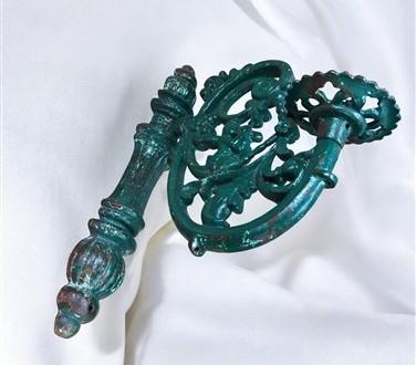 Ornate Cast Iron Plant Lamp Bracket, Vintage Wall Mount Garden Plant Holder B,
