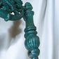 Ornate Cast Iron Plant Lamp Bracket, Vintage Wall Mount Garden Plant Holder C, by The Old Grainery (21 in, 6 in, dna)