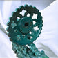 Ornate Cast Iron Plant Lamp Bracket, Vintage Wall Mount Garden Plant Holder C, by The Old Grainery (21 in, 6 in, dna)