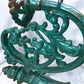 Ornate Cast Iron Plant Lamp Bracket, Vintage Wall Mount Garden Plant Holder D,