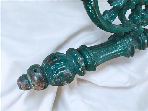 Ornate Cast Iron Plant Lamp Bracket, Vintage Wall Mount Garden Plant Holder D,