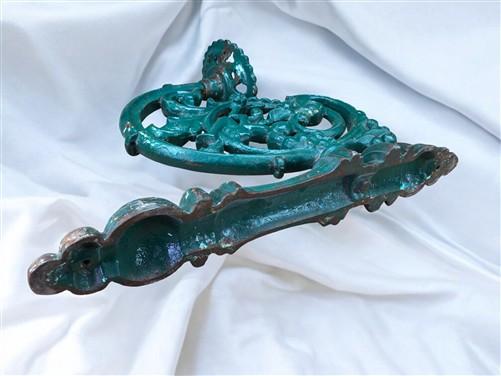 Ornate Cast Iron Plant Lamp Bracket, Vintage Wall Mount Garden Plant Holder D,