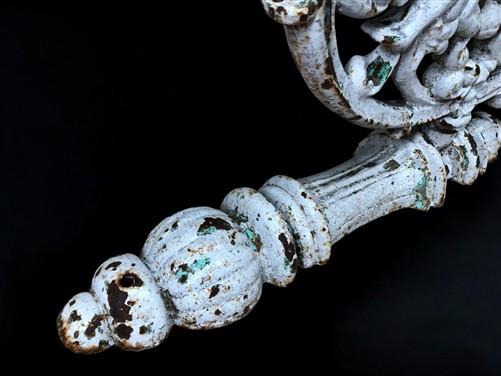 Plant hanger - Ornate Cast Iron Plant Lamp Bracket, Vintage Wall Mount Garden Plant Holder E, by The Old Grainery (21 inch...