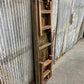 Rustic Folding Bench (54x14.5) Vintage Reclaimed Wood Bench, Farmhouse Seat, A72