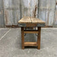 Rustic Folding Bench (54x14.5) Vintage Reclaimed Wood Bench, Farmhouse Seat, A72