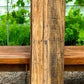 Rustic Folding Bench (54x14.75) Vintage Reclaimed Wood Bench, Farmhouse Seat A73