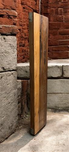 Rustic Folding Bench (72x14.5) Vintage Reclaimed Wood Bench, Farmhouse Seat, A81