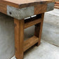 Rustic Folding Bench (72x14.5) Vintage Reclaimed Wood Bench, Farmhouse Seat, A81