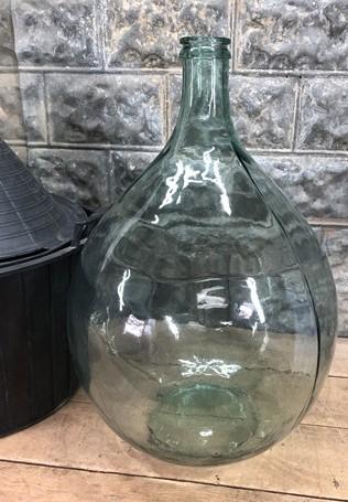 Demijohn - Large Balon Bottle, Demijohn Glass Bottle, Wine Beer Carboy, Brewing Jug B, by The Old Grainery (balon, beer, b...