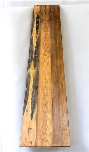Bench - Rustic Folding Bench (72x14.5) Vintage Reclaimed Wood Bench, Farmhouse Seat, A82 by The Old Grainery (Adults, Benc...