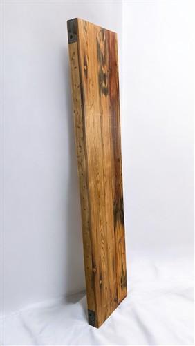Rustic Folding Bench (72x14.5) Vintage Reclaimed Wood Bench, Farmhouse Seat, A84