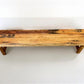 Rustic Folding Bench (72x14.5) Vintage Reclaimed Wood Bench, Farmhouse Seat, A84