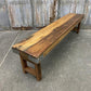Bench - Rustic Folding Bench (72x14.5) Vintage Reclaimed Wood Bench, Farmhouse Seat, A85 by The Old Grainery (Adults, Benc...