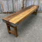 Bench - Rustic Folding Bench (72x14.5) Vintage Reclaimed Wood Bench, Farmhouse Seat, A85 by The Old Grainery (Adults, Benc...
