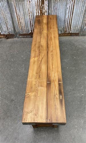 Rustic Folding Bench (72x14.5) Vintage Reclaimed Wood Bench, Farmhouse Seat, A87
