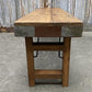 Rustic Folding Bench (72x14.5) Vintage Reclaimed Wood Bench, Farmhouse Seat, A87