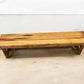 Rustic Folding Bench (72x14.5) Vintage Reclaimed Wood Bench, Farmhouse Seat, A88